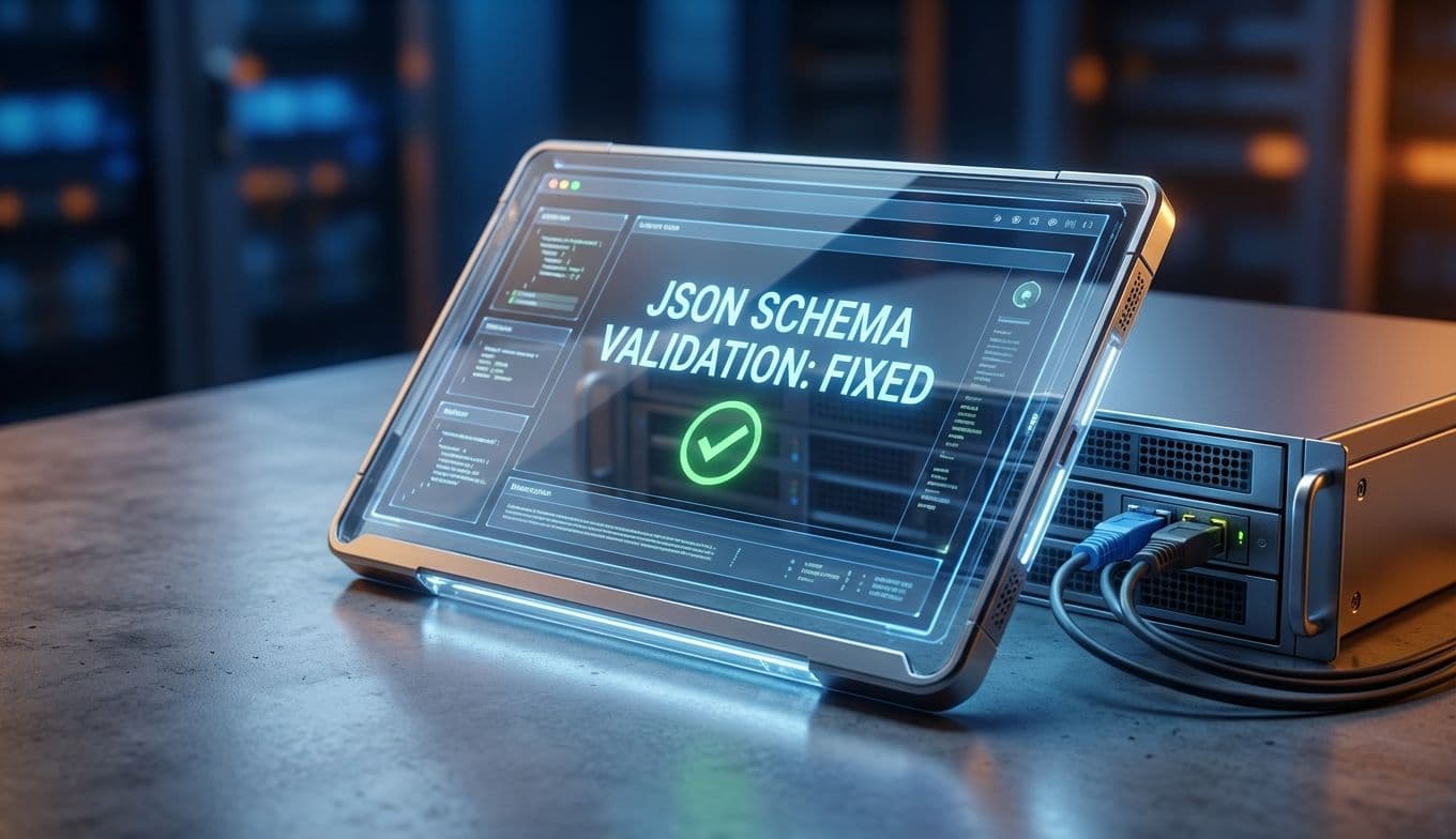 JSON Schema Validation: Fixing 'Expected Object, Received Array'