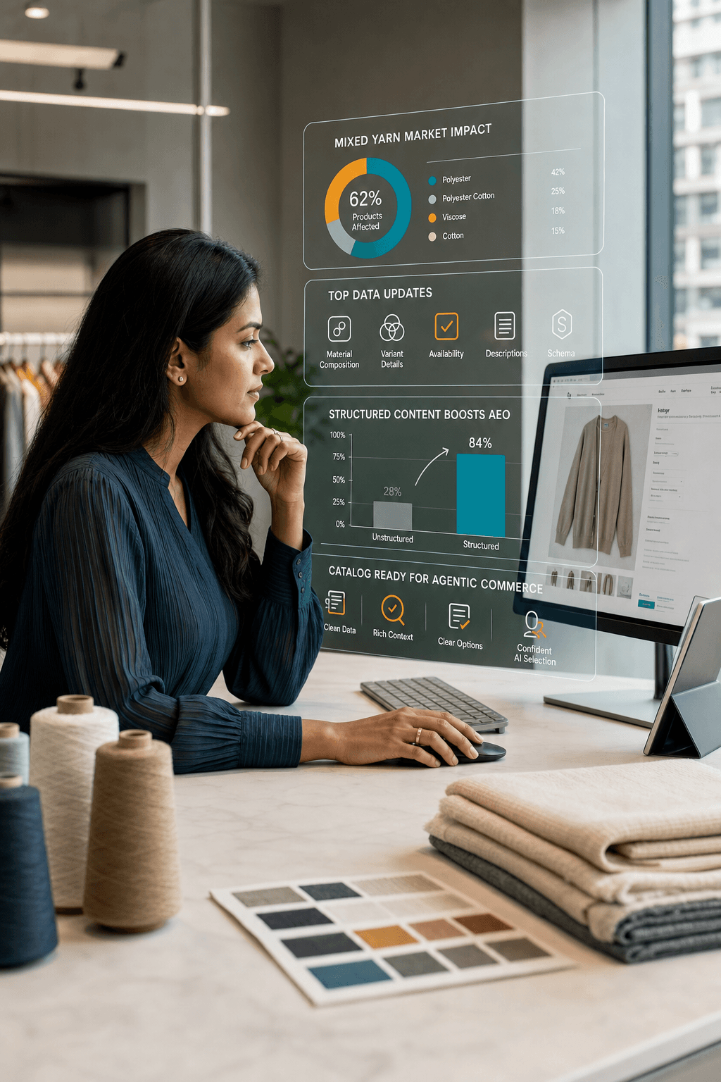 What Does India’s Mixed Yarn Market Mean for Shopify Product Data and AI Visibility?