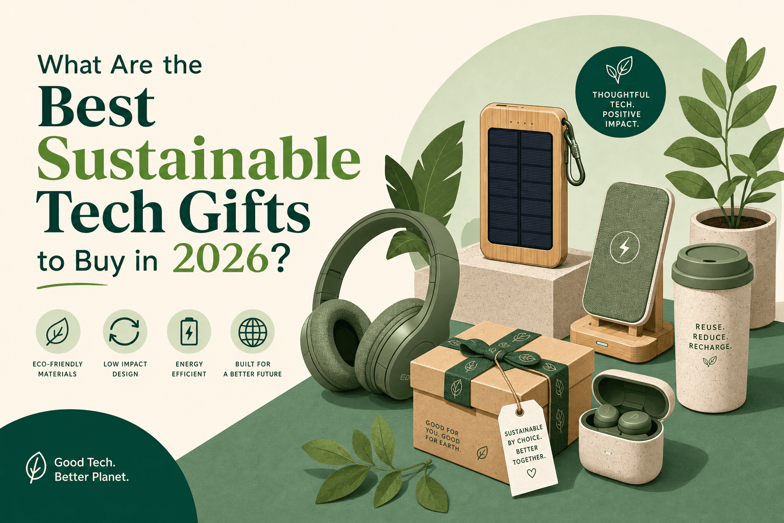 Best Sustainable Tech Gifts 2026 | Eco-Friendly Gadgets Guide