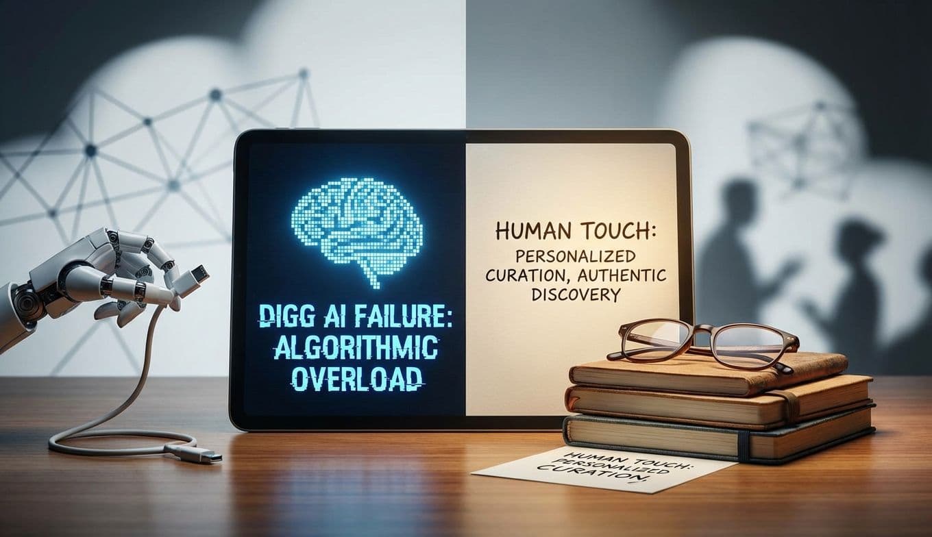 Digg's AI Failure: Why Human Curated Gifts Beat Algorithms