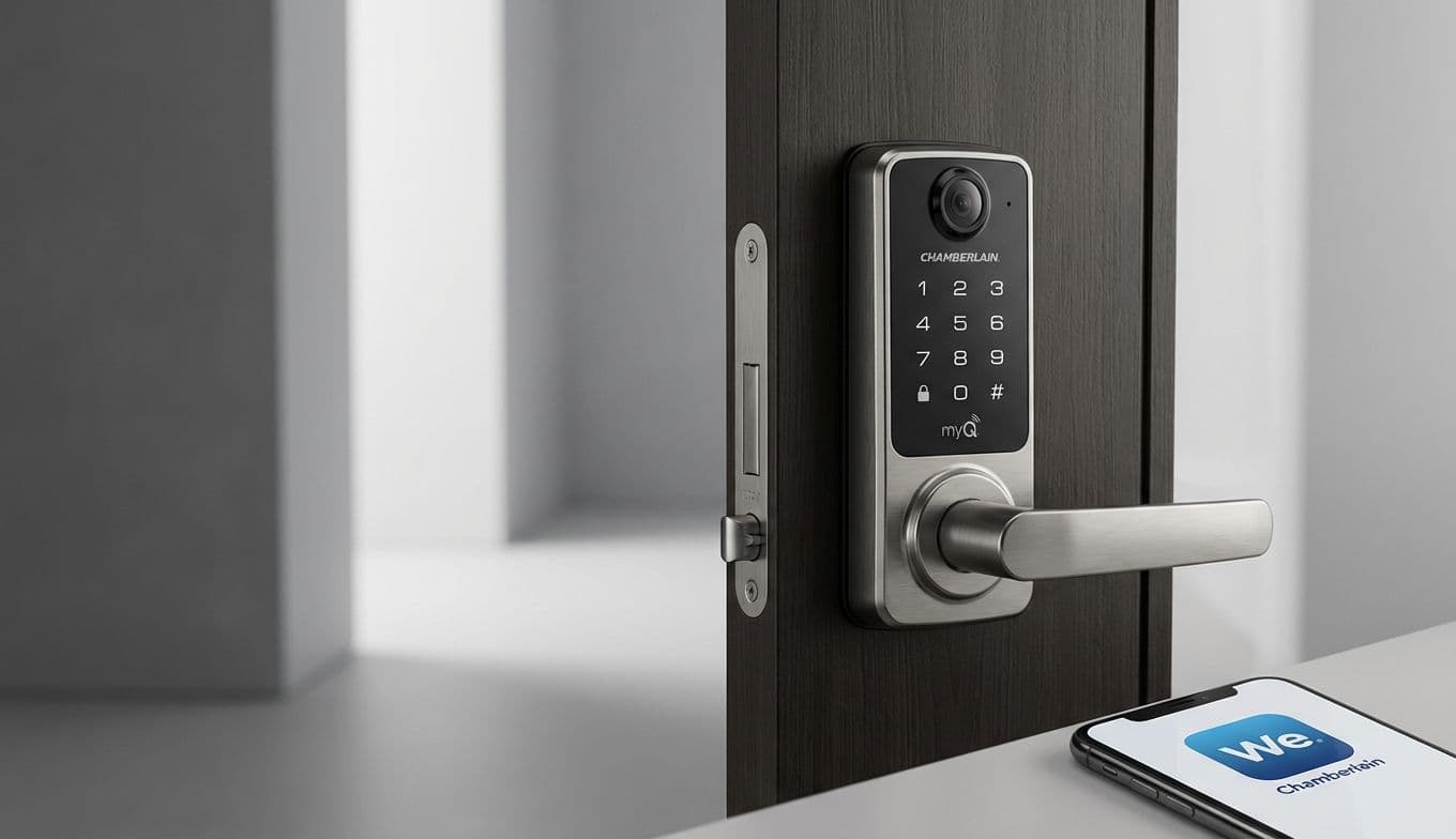 Chamberlain MyQ Secure View Review: AI Smart Lock & Privacy Chamberlain MyQ Secure View Review: AI Smart Lock & Privacy