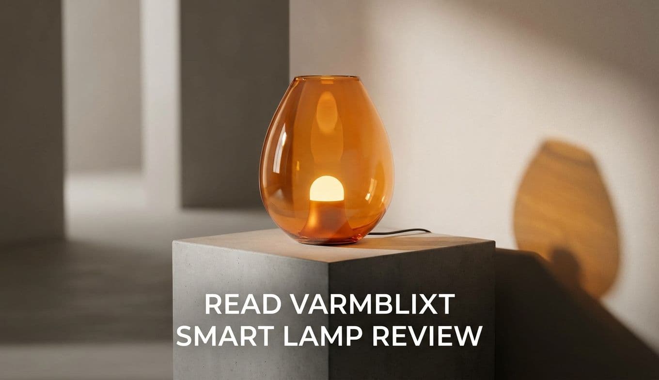 IKEA Varmblixt Smart Lamp Review: The Designer Donut Light