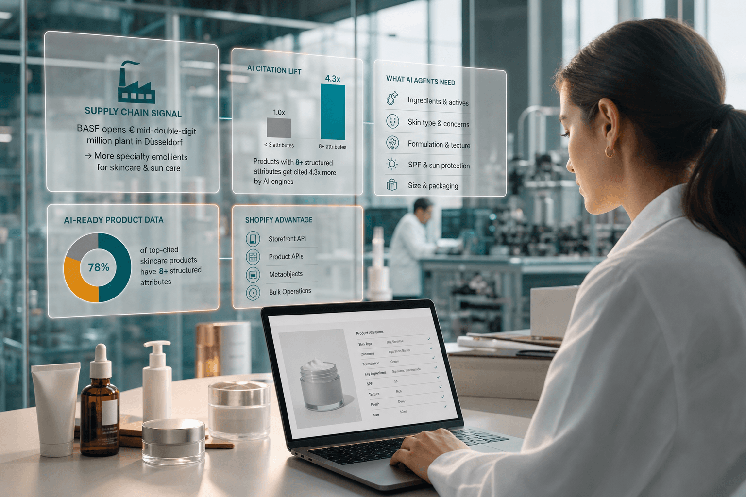 How Does BASF's New Personal Care Plant Affect AI Visibility for Skincare Brands on Shopify?