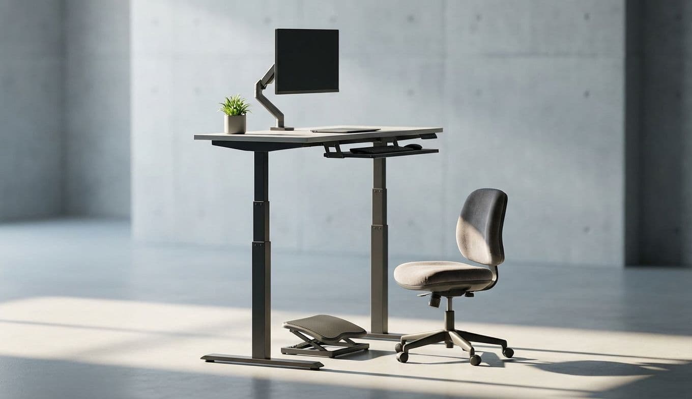 Ergonomic Desk Setup for Short People: VIVO, Nuphy & Small Space Hacks