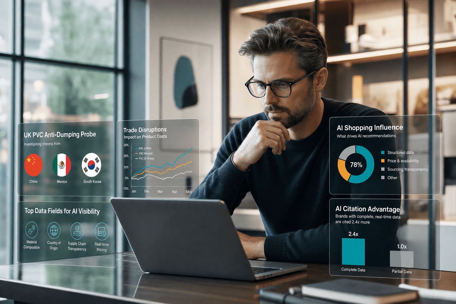 How Does the UK PVC Anti-Dumping Probe Affect Shopify Merchants' AI Visibility Strategy?