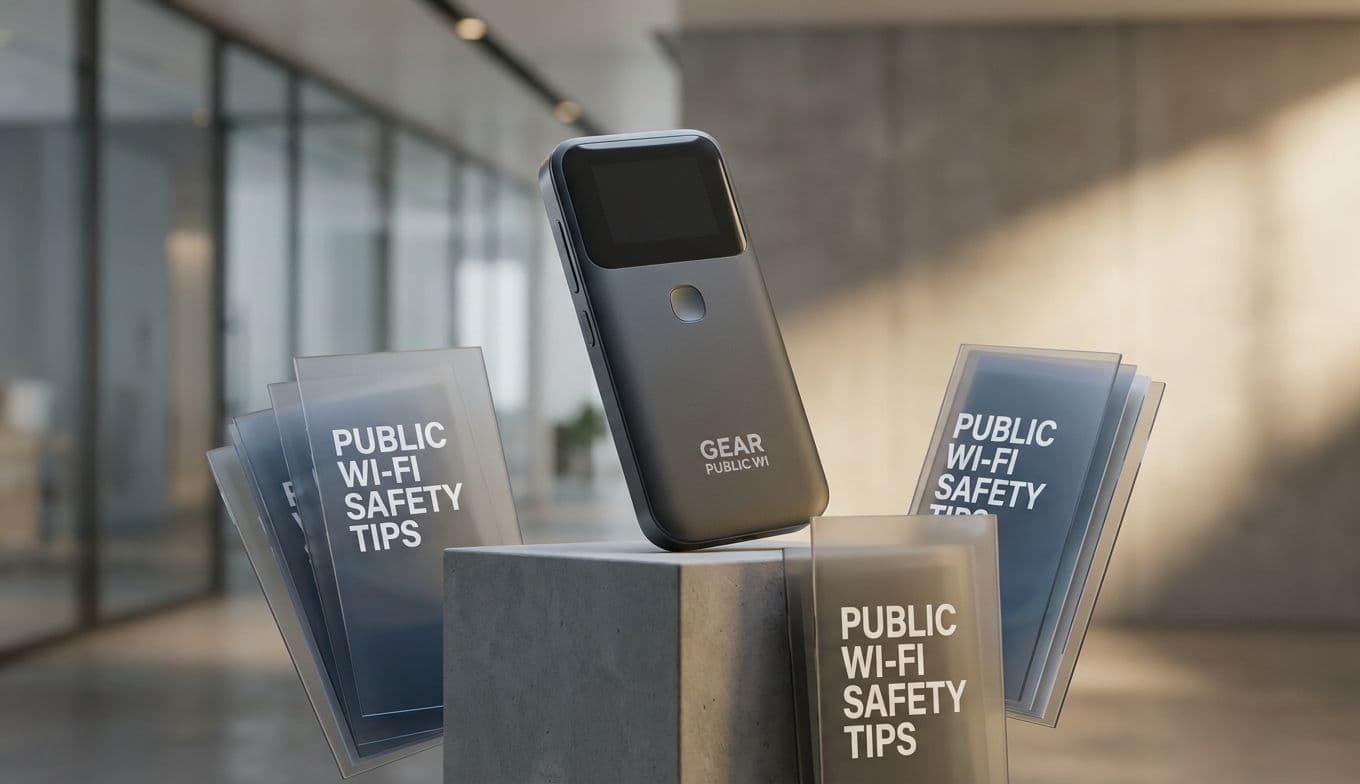 Public Wi-Fi Safety: 5 Essential Tips & Gear for Travelers
